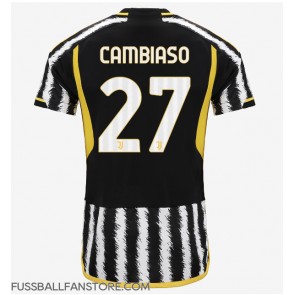 Juventus Andrea Cambiaso #27 Replik Heimtrikot 2023-24 Kurzarm